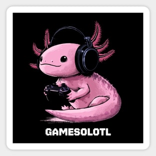 Gamer Axolotl Magnet